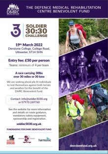 Denstone College to host the Soldier 30:30 Challenge