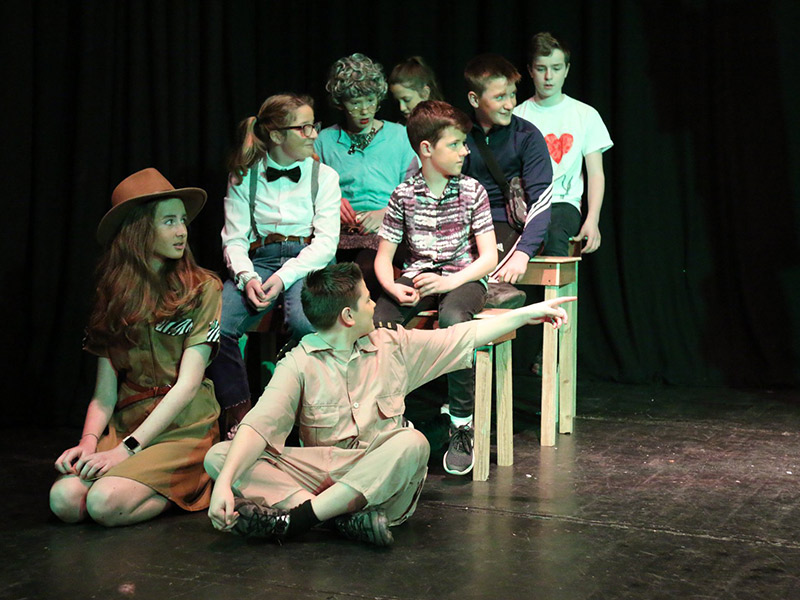 Denstone College pupils take part in the 2nd Form House Drama Festival