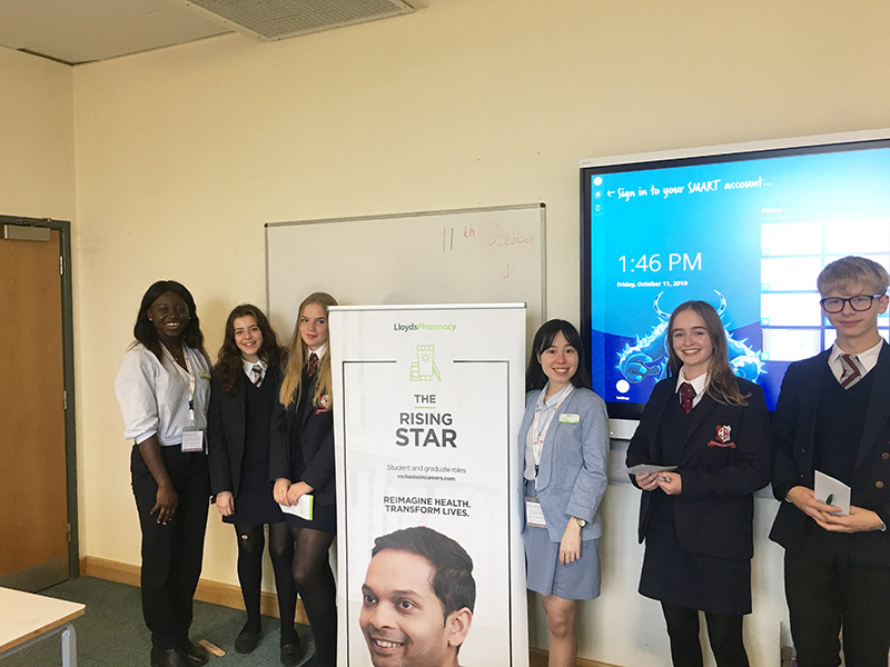 Denstone College pupils attended Careers with Lloyds Pharmacy Seminar